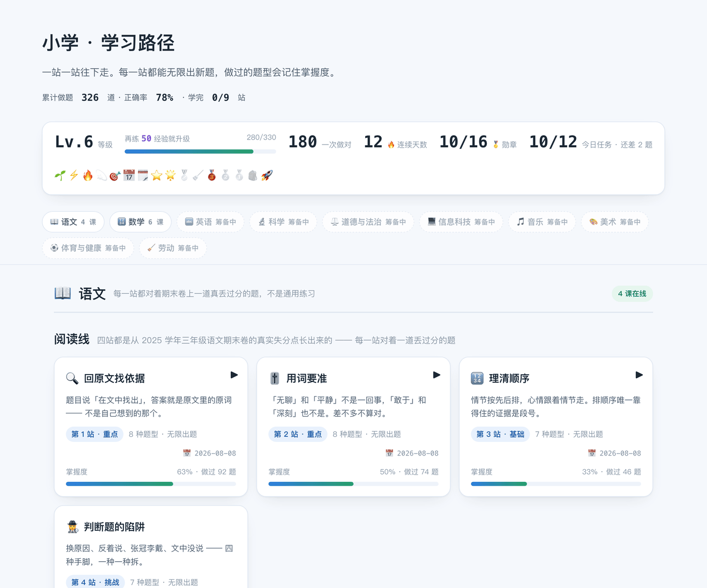 学习路径首页
