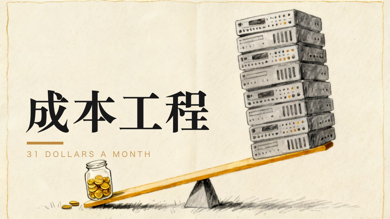 月均 $31 运维 28 个线上服务的成本工程